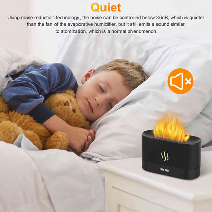 180ml Essential Oil Diffuser and Humidifier with 7-Color LED Light for Office and Home Use