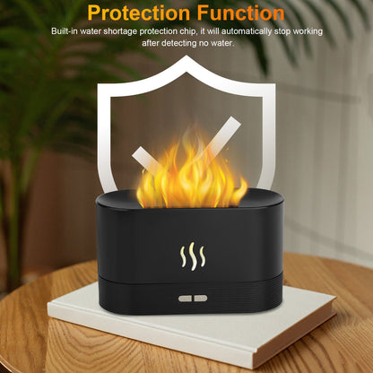 180ml Essential Oil Diffuser and Humidifier with 7-Color LED Light for Office and Home Use