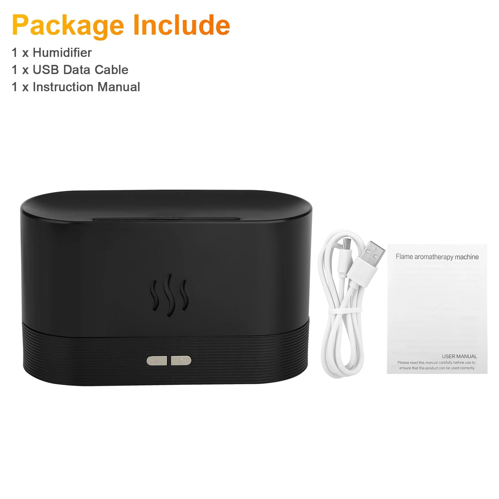180ml Essential Oil Diffuser and Humidifier with 7-Color LED Light for Office and Home Use